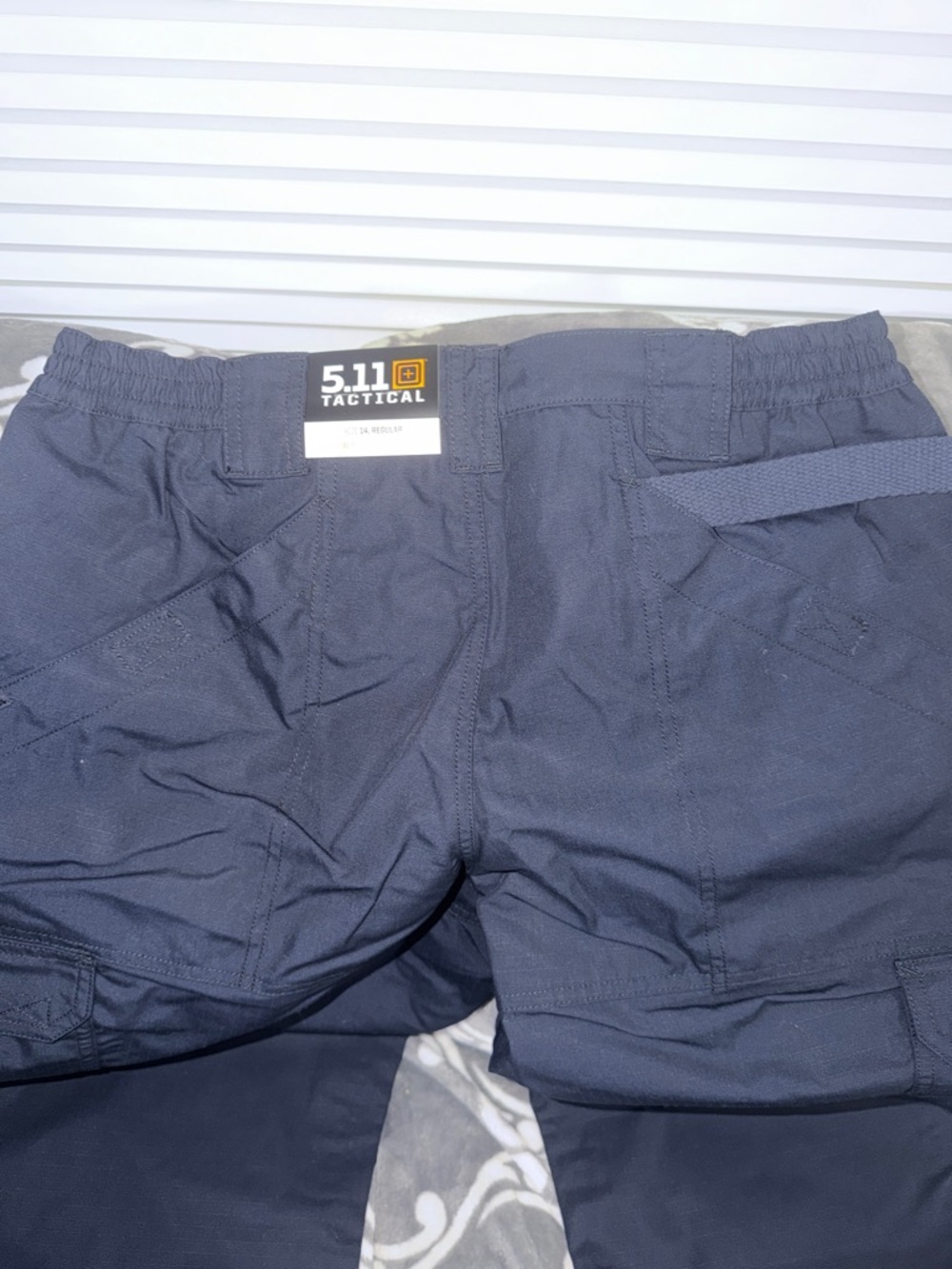 5.11 Tactical Women's Navy Cargo Pants with Utility Pockets - Picture 3 of 10
